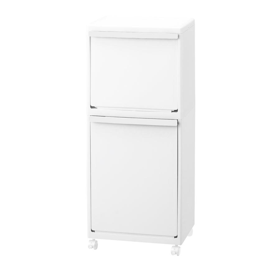 天馬 whiterush ホワイトラッシュ 多段分別ごみ箱 40L 幅35cm 奥行27cm