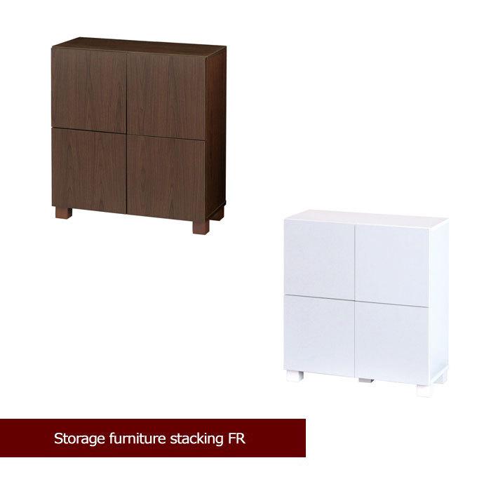 キャビネット フレア 幅72cm高さ78cm 収納棚 リビング収納 戸棚 本棚 リビング収納 シンプル 一人暮らし 代引不可