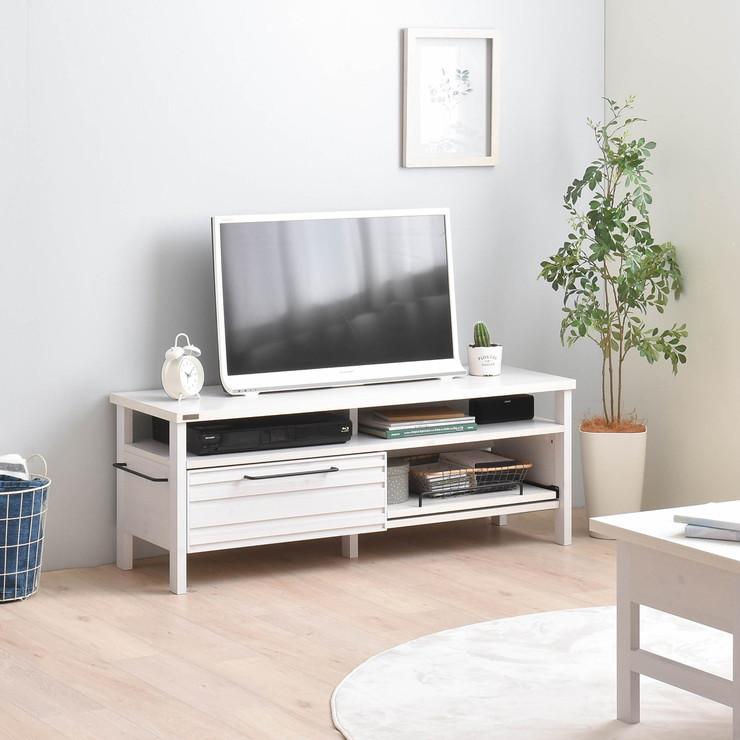 テレビ台 幅120cm TVボード ローボード おしゃれ 引き出し スライド