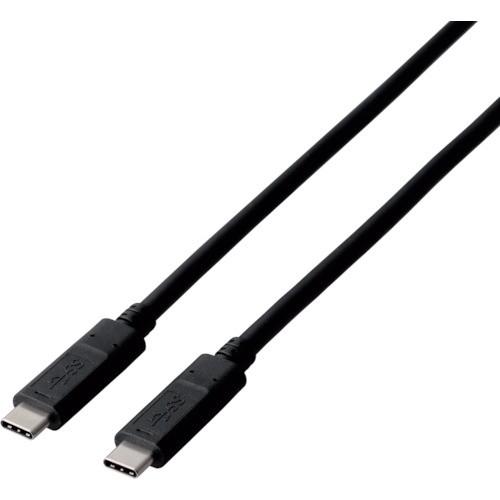 エレコム エレコム USB3.1ケーブル C-C、PD対応 2.0M ブラック MPACC13A20NBK 1058 代引不可｜recommendo