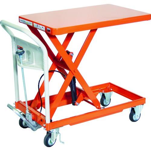 TRUSCO トラスコ ハンドリフタ 250KG 500X800 オレンジ HLFAS250 8000 代引不可