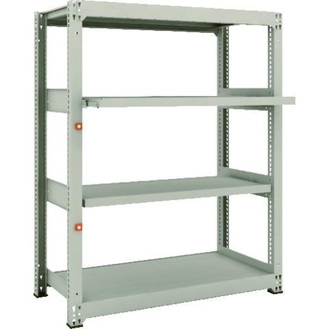TRUSCO トラスコ M3型中量棚 1200X571XH1500 2段 スライド2段 単体 M35462M2 組立品 組立設置不可 代引不可