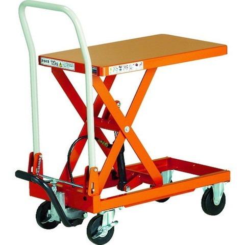 TRUSCO トラスコ ハンドリフター 120kg 折リタタミ式350X570 HLFAS120