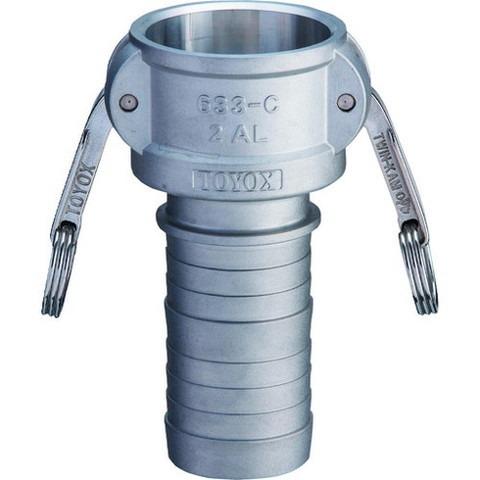 トヨックス 633-C 633-C カムロック カプラー ホースシャンク 3インチ AL 633C3AL 代引不可