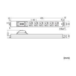 SANWA 安全ブレーカータップ TAPBR36A1 オフィス 住設用品 OA用品 OAタップ 代引不可_4
