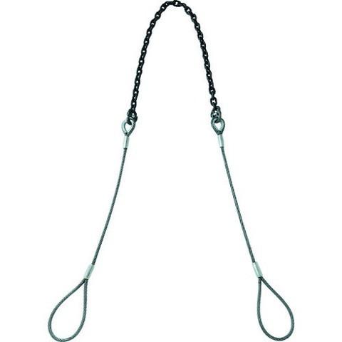 TRUSCO トラスコ 玉掛ワイヤチェーンスリング コンビスリング Φ16X1.5M CMチェーン12.7MM1.5M TWCS16S1.51.5 代引不可