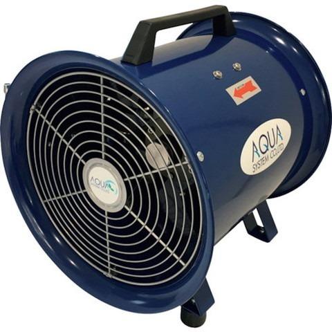 アクアシステム 無給油エアモーター式 軸流型 送風機 アルミハネ30cm AFR12NL 代引不可