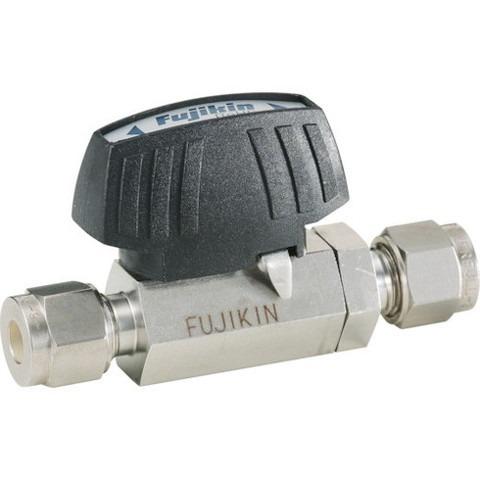 フジキン ステンレス鋼製3.92MPa V-Lok継手付ボール弁 PUBV949.52V 代引不可