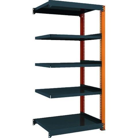 TRUSCO トラスコ TM3型中量棚 900X721X1800 5段 連結 黒 TM36375B 組立品 組立設置不可 代引不可