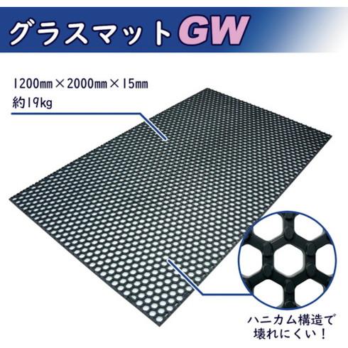 広島化成 グラスマット GW ブラック 広島化成 GRASSGWBK 清掃 衛生用品 床材用品 通路マット 代引不可｜recommendo｜07