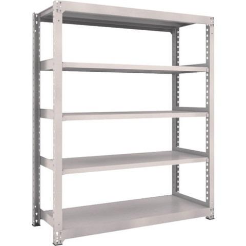 ブランド登録なし - TRUSCO トラスコ M3型中量棚 1500X571XH1800 5段 単体 ネオ薄墨色 M36565 精神的な統合品 精神的な統合据えつける不可 代引不可 ラック、シェルフ、本棚-スチールラック本体