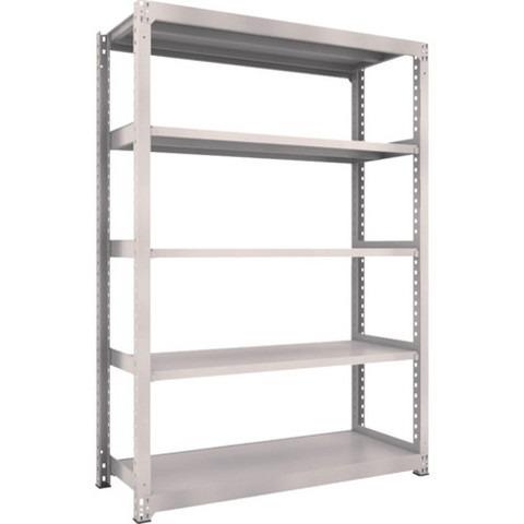 ブランド登録なし - TRUSCO トラスコ M3型中量棚 1500X571XH2100 5段 単体 ネオ薄墨色 M37565 精神的な統合品 精神的な統合据えつける不可 代引不可 スチールラック本体-スチールラック