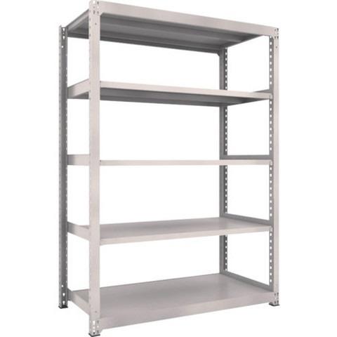 TRUSCO トラスコ M3型中量棚 1500X721XH2100 5段 単体 ネオグレー M37575 組立品 組立設置不可 代引不可