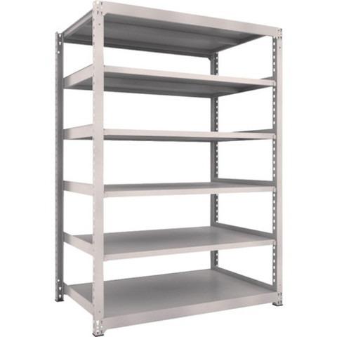 ブランド登録なし - TRUSCO トラスコ M3型中量棚 1500X921XH2100 6段 単体 ネオ薄墨色 M37596 精神的な統合品 精神的な統合据えつける不可 代引不可 スチールラック-家具、インテリア-ラック、シェルフ、本棚