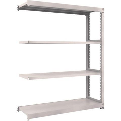 TRUSCO トラスコ M3型中量棚 1500X471XH1800 4段 連結 ネオグレー M36554B 組立品 組立設置不可 代引不可