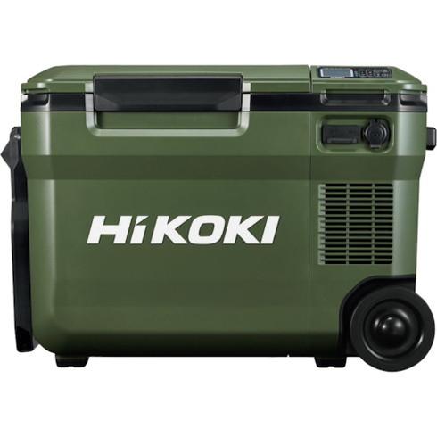 HiKOKI 18V-14.4V コードレス冷温庫大容量サイズ25L フォレストグリーン マルチボルトセット品 HiKOKI UL18DBAWMGZ 環境改善用品 暑さ対策用品 代引不可の画像