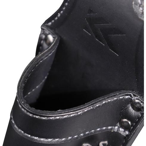 フジ矢 ペン型電動ドライバーホルダー 黒金 LIGHT PU LEASER SERIES AH21BG 手作業工具 手作業工具 バックパック ツールバッグ 工具差し 腰袋 代引不可