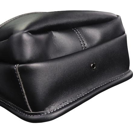 フジ矢 腰袋3段黒金LIGHT PU LEATHER SERIES 手作業工具 バックパック