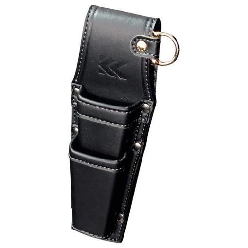 フジ矢 ホルダー2段 黒金 LIGHT PU LEASER SERIES AH62BG 手作業工具