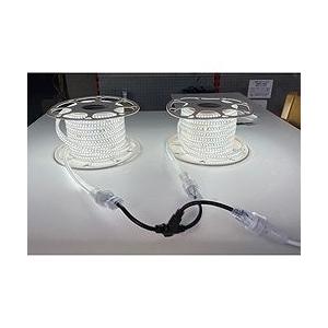 富士倉 LEDロープライト 片面発光 20M 増設用 白色 FRL20GW 工事 照明用品 作業灯 照明用品 テープライト イルミネーション 代引不可_1