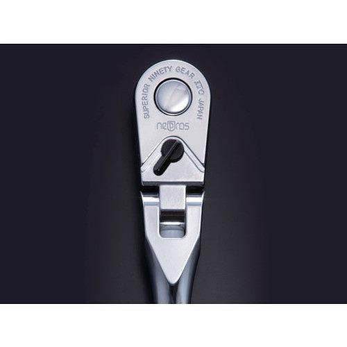 ネプロス 9.5sq.フレックスラチェットハンドル NBR390AF 手作業工具 ソケットレンチ ラチェットハンドル 代引不可_1