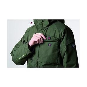 BURTLE 防水防寒ジャケット7620-14-XLミルスグリーン 762014XL 環境 