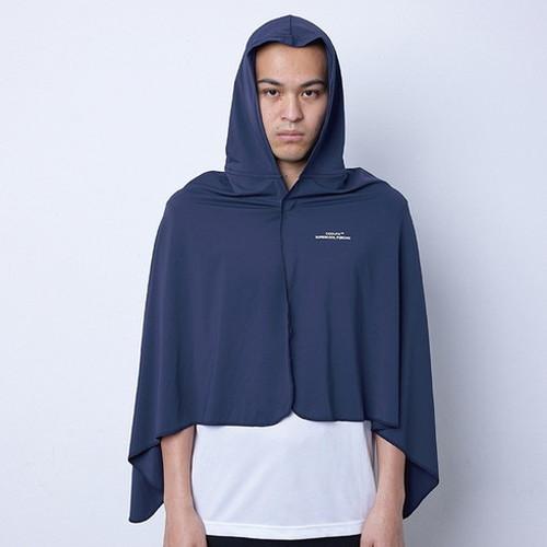 PGG フード付きメッシュポンチョ ネイビー PGG フード付きメッシュポンチョ ネイビー