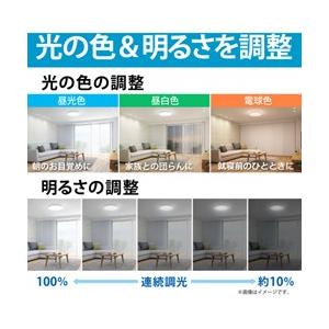 HotaluX LEDシーリングライト 調色/調光タイプ ~12畳用 5000lm 昼光色-電球色 SLDC12790 ホタルクス 工事 照明用品 作業灯 照明用品 天井照明器具 代引不可の画像