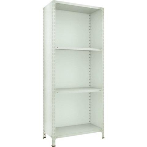 TRUSCO トラスコ 軽量棚背板・側板付 1800X450XH2100 4段 ネオグレー 76X24 代引不可