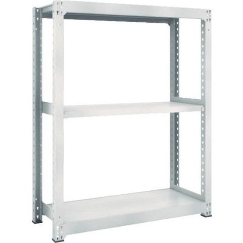 TRUSCO トラスコ M5型中量棚 1500X571XH1500 3段 単体 ネオグレー M55563 組立品 組立設置不可 代引不可