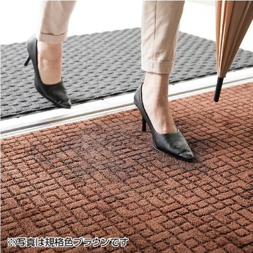 テラモト 雨天用マット ネオレインマット グレー 600×900mm MR-031-040-5 株 テラモト 床材用品 玄関マット 代引不可_1