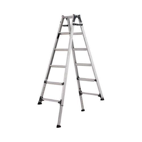 アルインコ 伸縮脚立 ステップ幅広 120cm 最大使用質量100kg PRW120FX 代引き不可