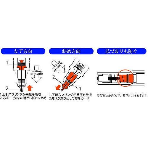 ゼブラ シャープペンシル デルガード タイプLx 0.5 黒 PMA86BK オフィス・住設用品 文房具 筆記具 代引不可｜recommendo｜02