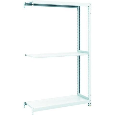TRUSCO トラスコ M1型抗菌塗装ボルトレス軽量棚900X320XH1500 3段 連結 M15333B 組立品 組立設置不可 代引不可