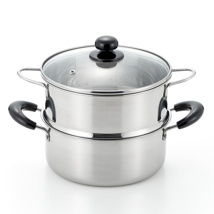 ヨシカワ 蒸しごよみ 二段蒸し器 20cm SJ2967 ステンレス 鍋 ヨシカワ 蒸しごよみ 二段蒸し器 20cm SJ2967 ステンレス 鍋
