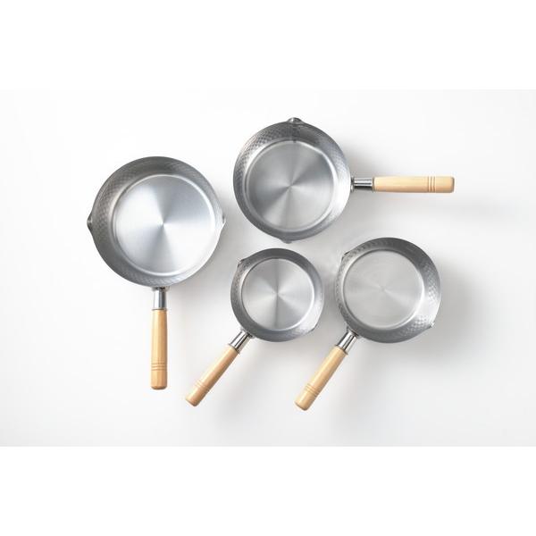 ヨシカワ 日本製 ステンレス雪平鍋 20cm YH6753 IH対応 ガス火OK 両側