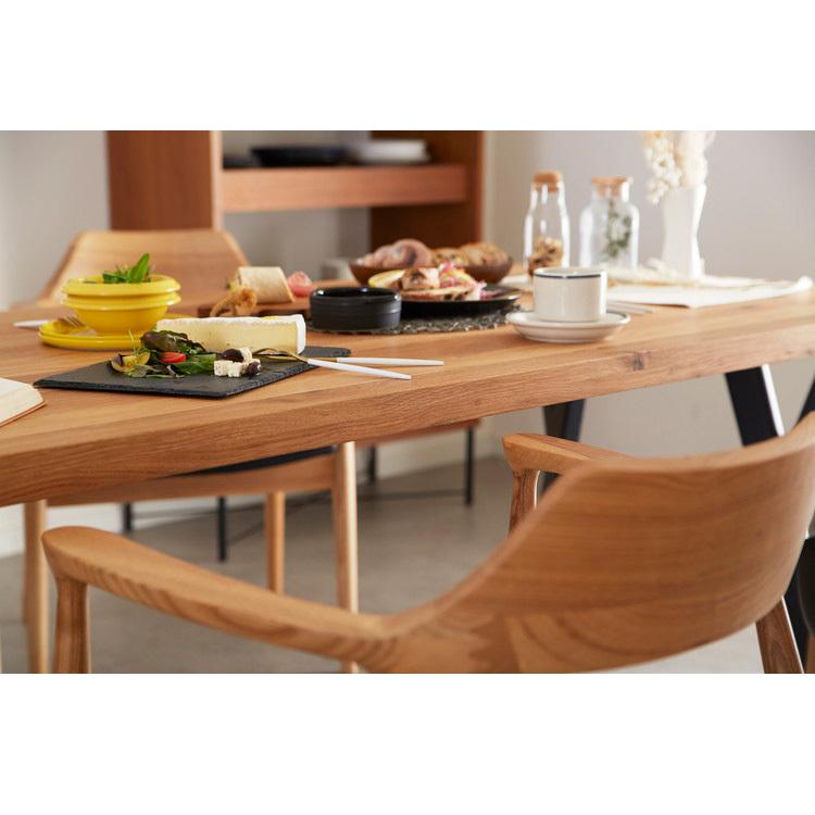 ダイニングセット 4人掛け 5点セット 幅135 オーク無垢材 ダイニング