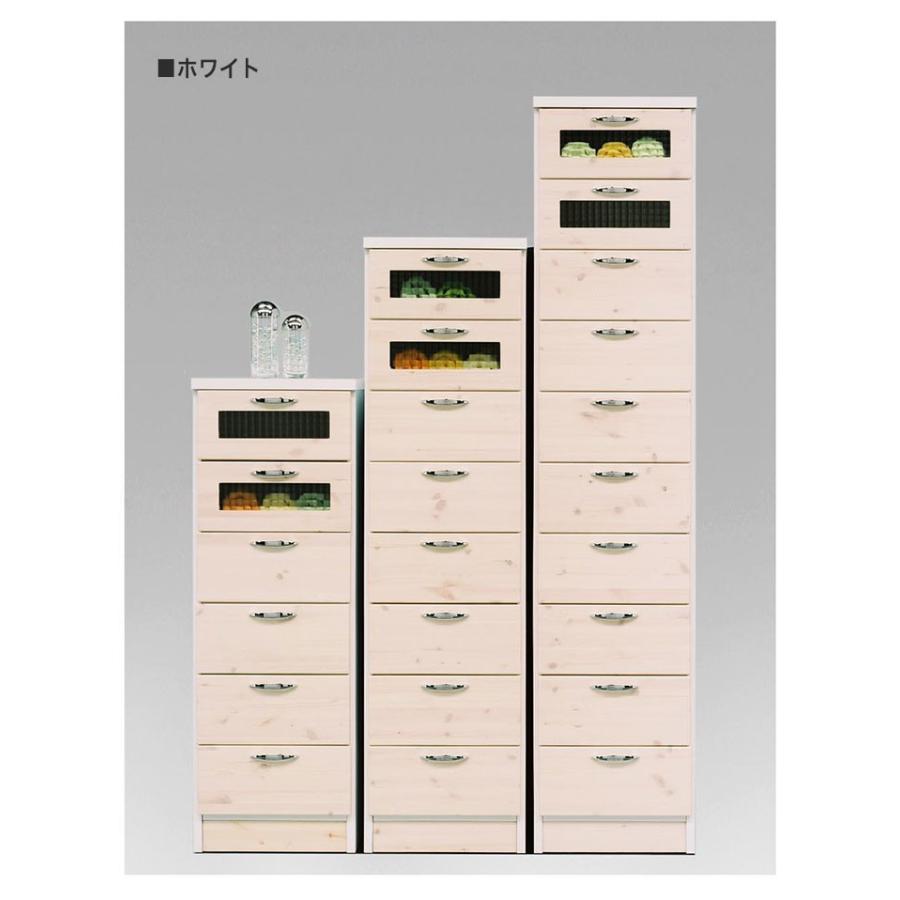 国産 大川家具 完成品 チェスト 10段 幅39cm 高さ180cm 無垢材 収納 タンス パイン材 日本製 木製 衣類 おしゃれ 代引不可の画像