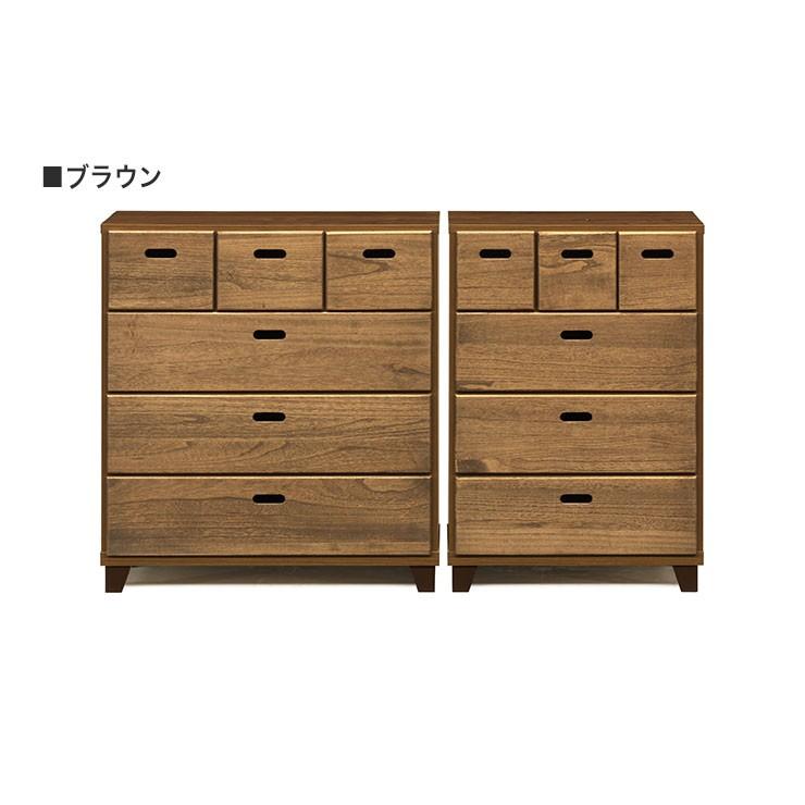 国産 大川家具 完成品 チェスト 幅57cm 高さ81cm 無垢材 収納 タンス 桐材 日本製 木製 衣類 おしゃれ 代引不可_2