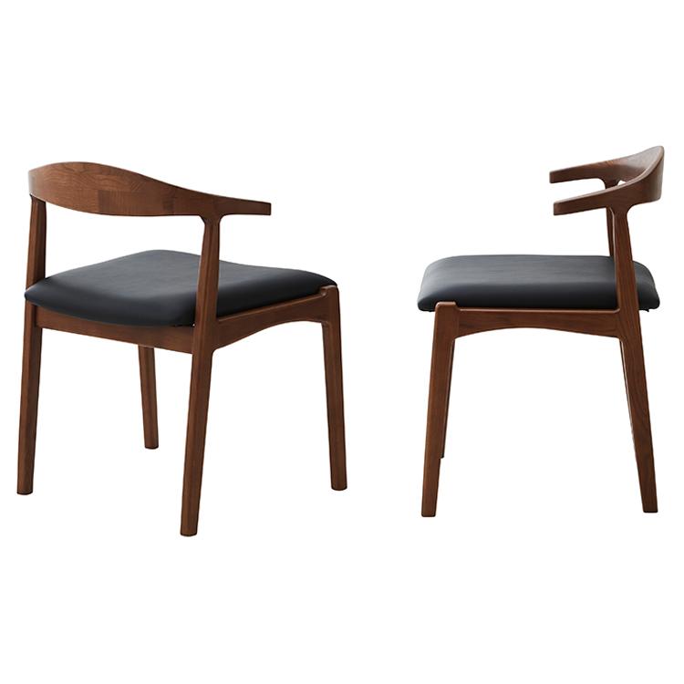 ダイニングチェア 幅55cm 北欧風 椅子 木製 いす 食卓 リビング モダン