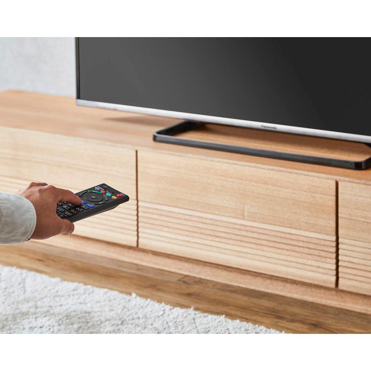 テレビ台 幅150cm 木製 木目調 フルオープンスライドレール付き 可動棚