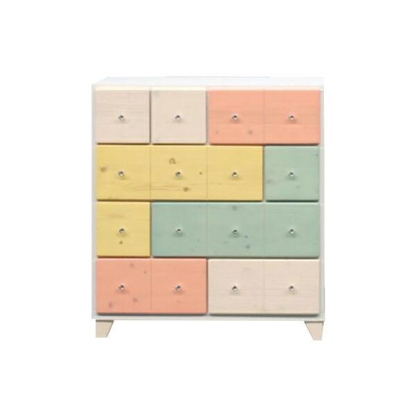 国産 大川家具 完成品 チェスト 幅76cm 高さ82cm 無垢材 収納 タンス パイン材 日本製 木製 衣類 おしゃれ 代引不可