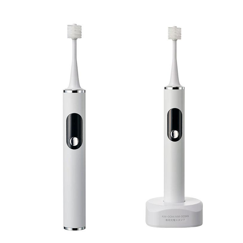 AiMY トゥースブラシ 電動歯ブラシ 360度 360° 極細ブラシ 高速振動 