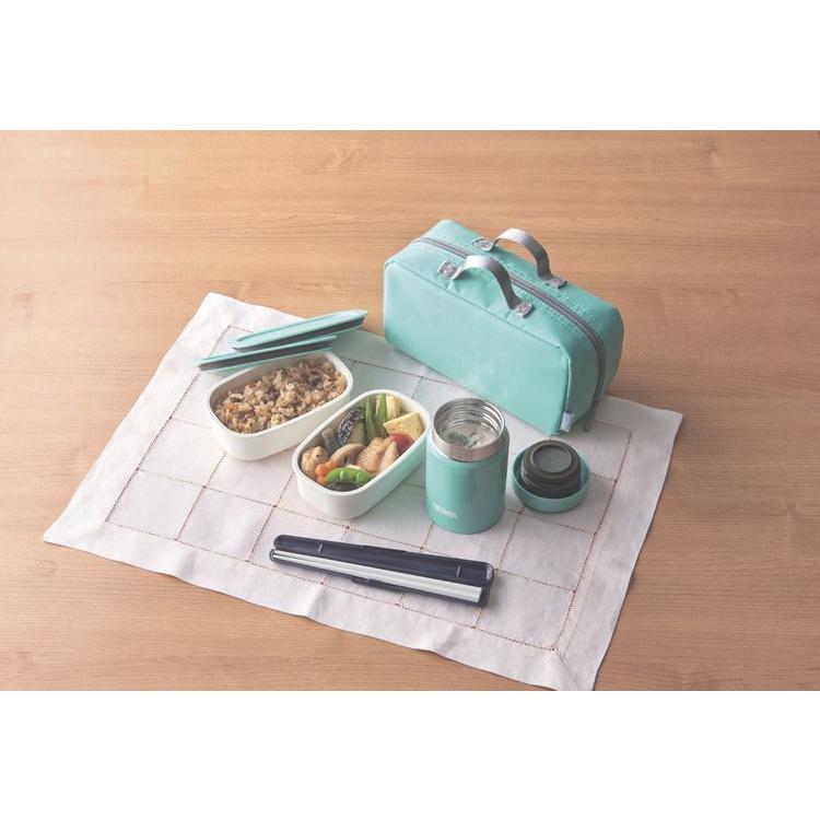 サーモス THERMOS ハシ・ハシケースセット CPF-195-GY グレー お箸 おはし スプーン セット お弁当 ランチ 食洗器対応｜recommendo｜03