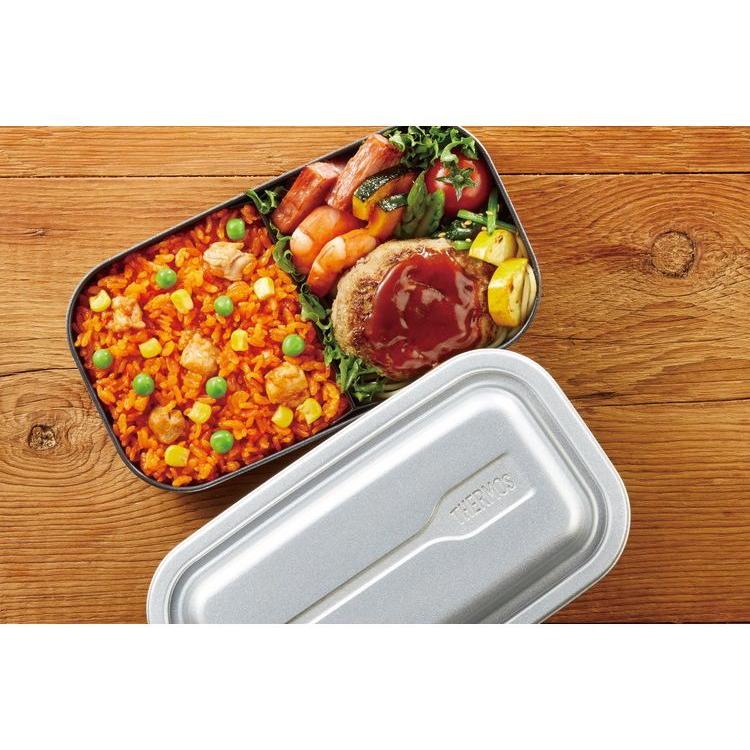 サーモス THERMOS フレッシュランチボックス DAA-800 SL シルバー 0.8L