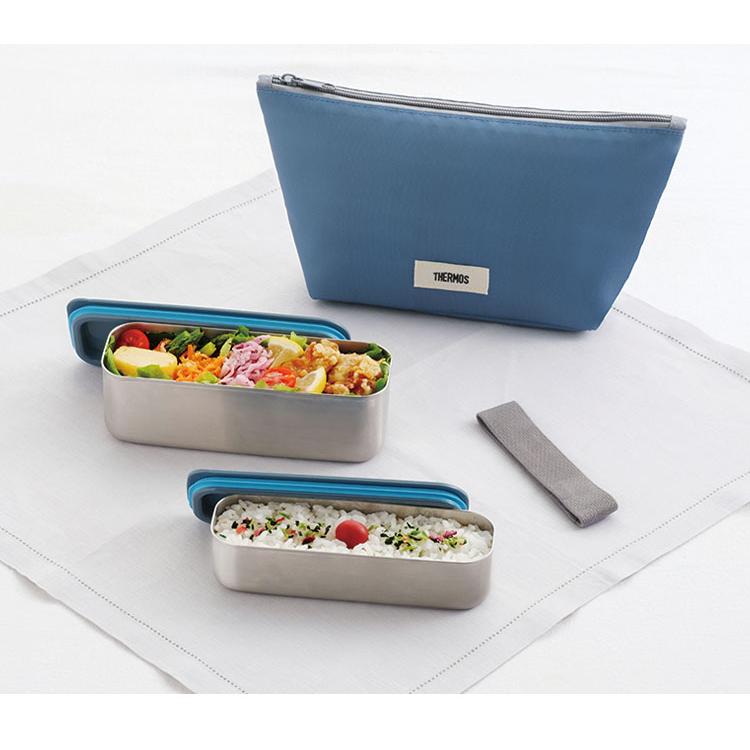 サーモス THERMOS 弁当箱 2段 スリム フレッシュランチボックス 635ml