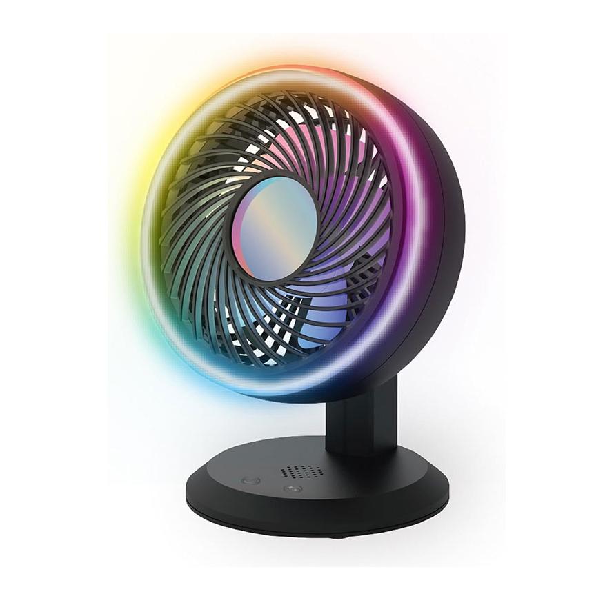 トップランド 卓上扇風機 FAN with RGB RGBライト デスクファン