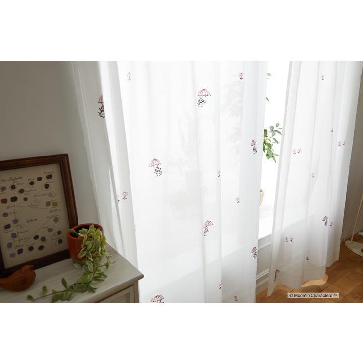 レースカーテン ムーミン MOOMIN 選べる3サイズ UMBRELLA アンブレラ
