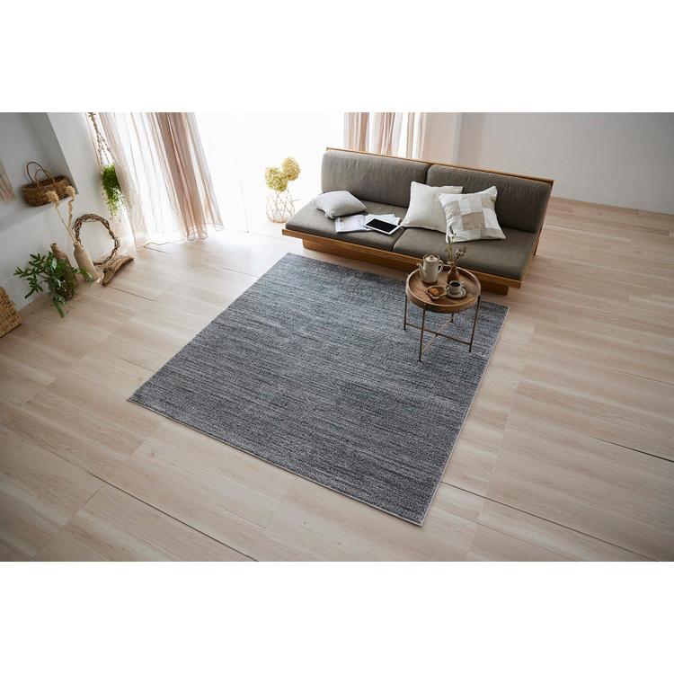 スミノエ RUG むじのラグ 洗える ラグ ソルアイボリー 日本製 ラグ 190×190cm 滑り止め エクリュ むじのラグ 無地