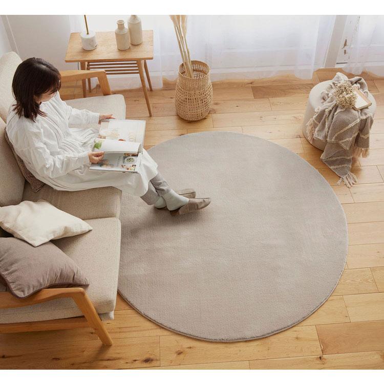 ラグ ハク 150×150cm カーペット 国産 日本製 ラグマット リビング